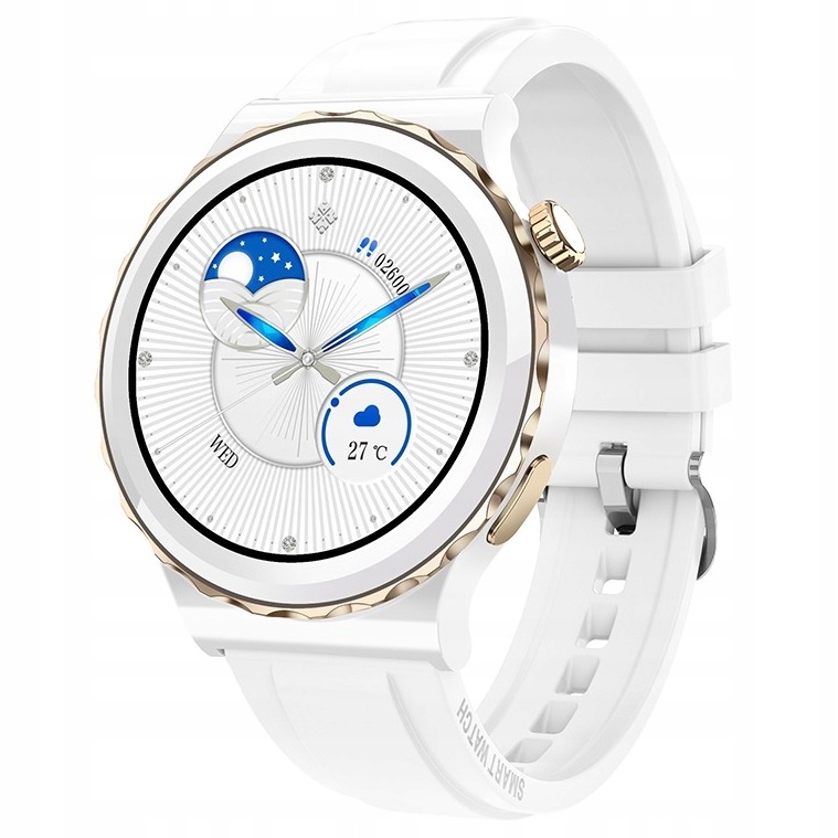 Inteligentné hodinky PZ Smart SOFT GOLD biele + 3 ďalšie produkty